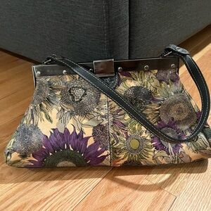 Patricia Nash Ferrara Frame Shoulder Bag Floral Print